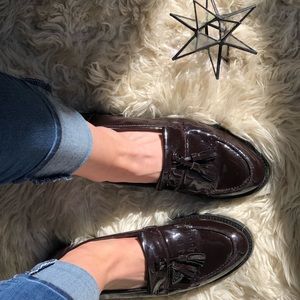 COPY - Steve Madden patten leather loafers